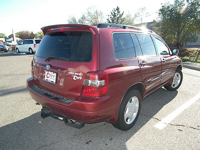 toyota highlander 2007 red suv limited gasoline 6 cylinders all whee drive automatic 81212
