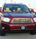 toyota highlander 2010 dk  red suv se gasoline 6 cylinders front wheel drive automatic 75228