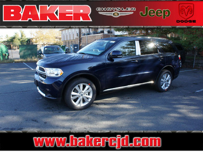 dodge durango 2012 dk  blue suv crew lux gasoline 6 cylinders all whee drive automatic with overdrive 08844