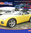 pontiac solstice 2009 yellow gxp gasoline 4 cylinders rear wheel drive automatic 34474