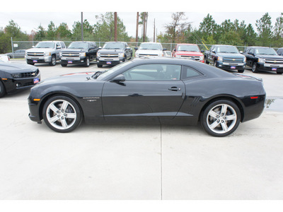 chevrolet camaro 2012 dk  gray coupe gasoline 8 cylinders rear wheel drive 6 spd auto onstar,1 yr safe and snd 77090