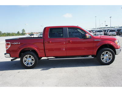 ford f 150 2010 dk  red lariat flex fuel 8 cylinders 4 wheel drive automatic 77388