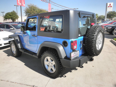 jeep wrangler 2010 lt  blue suv islander gasoline 6 cylinders 4 wheel drive automatic 78238