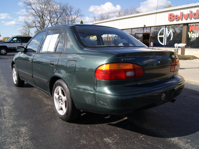 chevrolet prizm 2000 green sedan gasoline 4 cylinders front wheel drive automatic 61008