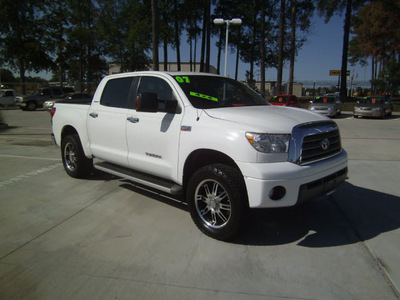 toyota tundra 2007 white limited gasoline 8 cylinders 4 wheel drive automatic 75503