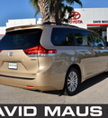 toyota sienna 2011 gold van xle mobility gasoline 6 cylinders front wheel drive automatic 32771