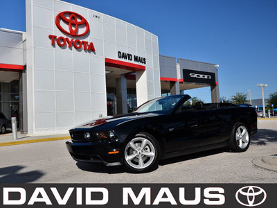 ford mustang 2010 black gt gasoline 8 cylinders rear wheel drive automatic 32771