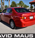 toyota corolla 2010 red sedan le gasoline 4 cylinders front wheel drive automatic 32771