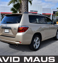 toyota highlander 2008 gold suv sport gasoline 6 cylinders front wheel drive automatic 32771