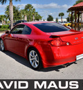 infiniti g35 2004 red coupe gasoline 6 cylinders rear wheel drive automatic 32771