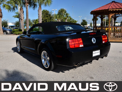 ford mustang 2007 black gt gasoline 8 cylinders rear wheel drive automatic 32771