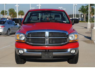 dodge ram pickup 1500 2006 red pickup truck slt gasoline 8 cylinders rear wheel drive automatic with overdrive 77065