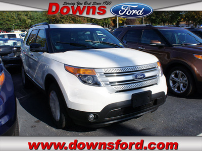 ford explorer 2012 white suv xlt gasoline 6 cylinders 4 wheel drive automatic with overdrive 08753