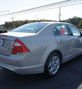 ford fusion 2010 lt  brown sedan se gasoline 4 cylinders front wheel drive automatic with overdrive 08753