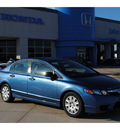 honda civic 2009 blue sedan dx gasoline 4 cylinders front wheel drive automatic 77065