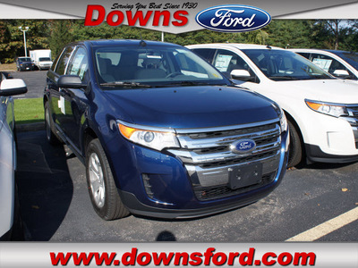 ford edge 2012 dk  blue se gasoline 4 cylinders front wheel drive automatic 08753