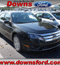 ford fusion 2012 black sedan se gasoline 4 cylinders front wheel drive automatic 08753