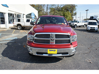 dodge ram pickup 1500 2009 inferno red big horn gasoline 8 cylinders 4 wheel drive automatic 07724