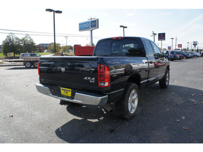 dodge ram pickup 1500 2006 black slt gasoline 8 cylinders 4 wheel drive automatic 07724