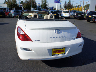 toyota camry solara 2008 white sle v6 gasoline 6 cylinders front wheel drive automatic 98371