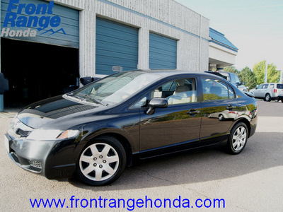 honda civic 2009 crystal black sedan lx gasoline 4 cylinders front wheel drive automatic 80910