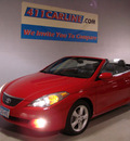 toyota camry solara 2006 red convertable sle v6 gasoline v6 front wheel drive automatic 55305
