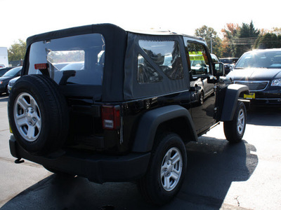 jeep wrangler 2011 black suv sport gasoline 6 cylinders 4 wheel drive 6 speed manual 07730