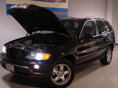 bmw x5 2002 black suv 4 4i gasoline v8 all whee drive automatic 55305