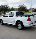 ford explorer sport trac 2005 white suv xlt flex fuel 6 cylinders rear wheel drive automatic with overdrive 76108