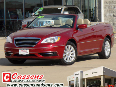 chrysler 200 2011 red touring flex fuel 6 cylinders front wheel drive automatic 62034