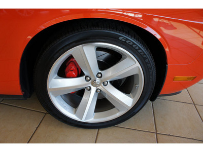 dodge challenger 2008 orange coupe srt8 gasoline 8 cylinders rear wheel drive automatic 08812