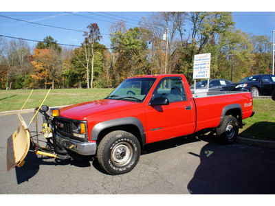 gmc sierra 2500 1997 red pickup truck sl gasoline v8 4 wheel drive automatic 08812