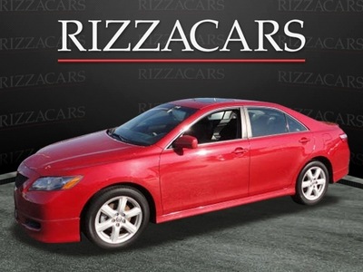 toyota camry 2008 red sedan se gasoline 6 cylinders front wheel drive automatic with overdrive 60462
