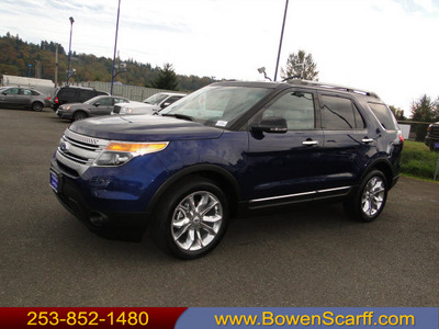 ford explorer 2012 dk  blue suv xlt gasoline 6 cylinders 4 wheel drive shiftable automatic 98032