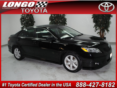 toyota camry 2009 black sedan se gasoline 4 cylinders front wheel drive automatic 91731