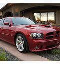 dodge charger srt 8 2006 red sedan gasoline 8 cylinders rear wheel drive automatic 99352