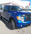 ford f 150 2010 blue stx gasoline 8 cylinders 4 wheel drive automatic 81212