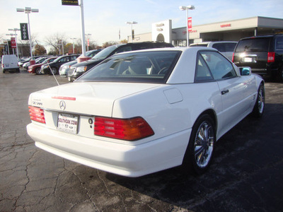 mercedes benz sl500 1995 white gasoline v8 rear wheel drive automatic 60443