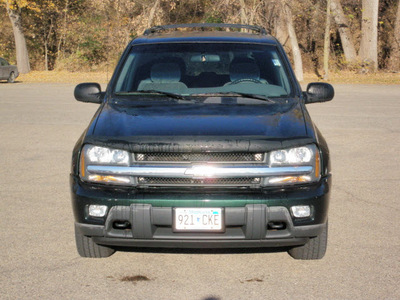 chevrolet trailblazer 2003 dk  green suv lt 4wd gasoline 6 cylinders 4 wheel drive automatic 55318