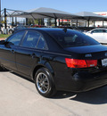 hyundai sonata 2009 black sedan gasoline 4 cylinders front wheel drive automatic 76087