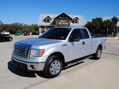 ford f 150 2011 silver xlt flex fuel 6 cylinders 2 wheel drive automatic 76087