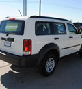 dodge nitro 2008 white suv gasoline 6 cylinders rear wheel drive automatic 76087