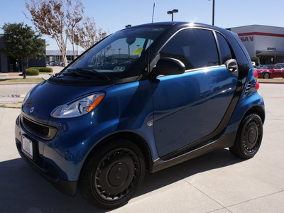 smart fortwo 2010 blue coupe gasoline 3 cylinders rear wheel drive automatic 76018