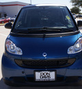 smart fortwo 2010 blue coupe gasoline 3 cylinders rear wheel drive automatic 76018