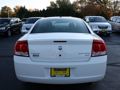 dodge charger 2010 white sedan sxt gasoline 6 cylinders rear wheel drive automatic 07730