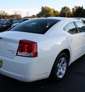 dodge charger 2010 white sedan sxt gasoline 6 cylinders rear wheel drive automatic 07730