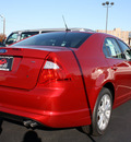 ford fusion 2012 red candy metallic sedan gasoline 4 cylinders front wheel drive 6 speed automatic 07735