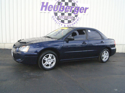 subaru impreza 2005 regal blue sedan 2 5 rs gasoline 4 cylinders all whee drive 5 speed manual 80905