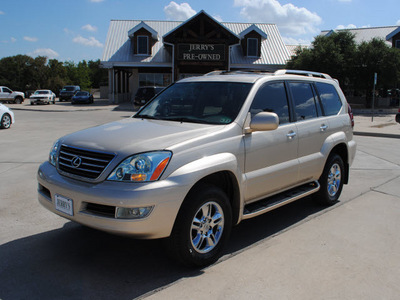 lexus gx 470 2008 gold suv gasoline 8 cylinders 4 wheel drive automatic 76087