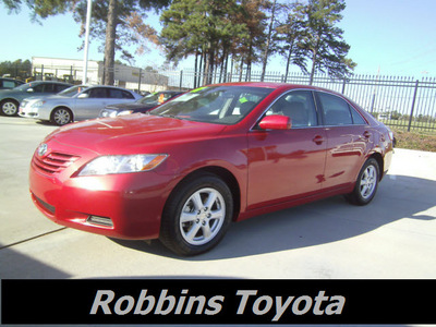toyota camry 2007 red sedan le gasoline 4 cylinders front wheel drive automatic 75503